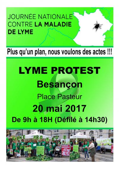 Affiche Lyme Protest Besançon